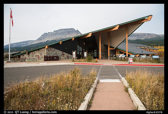 Saint Mary visitor center. Glacier National Park, Montana, USA.