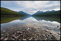 Bowman Lake. Glacier National Park ( color)
