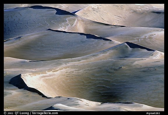 Dune ridges. Great Sand Dunes National Park and Preserve (color)