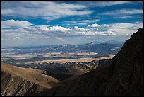 Distant mountains from Mount Herard. Great Sand Dunes National Park and Preserve ( color)