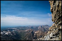 View from Upper Saddle of Grand Teton. Grand Teton National Park ( color)