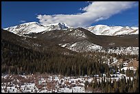 Late winter rockies landscape. Rocky Mountain National Park ( color)