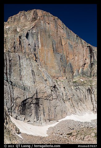 Diamond Face, Longs Peak. Rocky Mountain National Park, Colorado, USA.