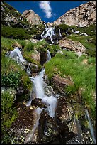 Alpine cascades. Rocky Mountain National Park ( color)