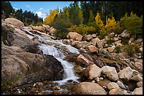 Alluvial Fan in autumn. Rocky Mountain National Park ( color)