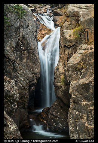 Chasm Falls. Rocky Mountain National Park (color)