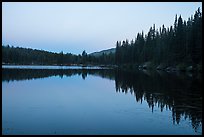 Bear Lake at dusk. Rocky Mountain National Park ( color)