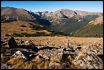 Boulders and Forest Canyon. Rocky Mountain National Park ( color)