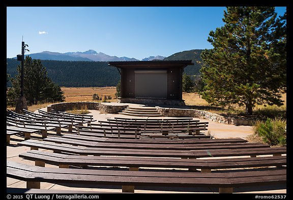 Amphitheater, Moraine Park Campground. Rocky Mountain National Park (color)