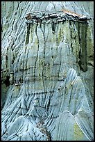 Caprock formations. Theodore Roosevelt National Park, North Dakota, USA. (color)