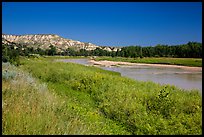 Little Missouri River next to Elkhorn Ranch Unit. Theodore Roosevelt National Park ( color)
