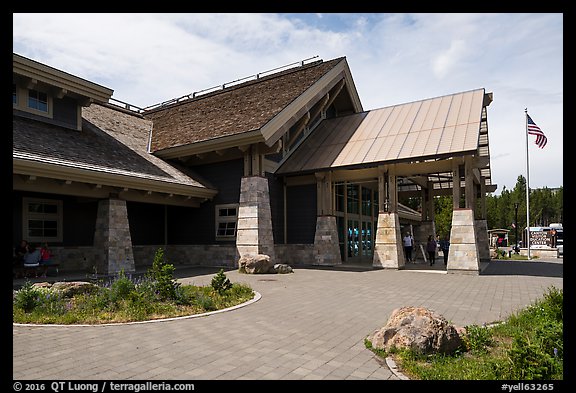 Canyon Village Visitor Education Center. Yellowstone National Park (color)