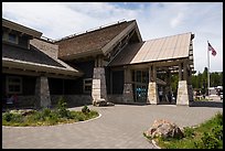 Canyon Village Visitor Education Center. Yellowstone National Park, Wyoming, USA.