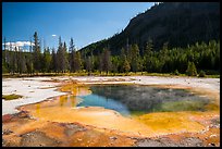 Emerald Pool, Black Sand Basin. Yellowstone National Park ( color)