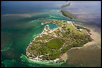 Aerial view of Boca Chita Key and Ragged Keys. Biscayne National Park ( color)