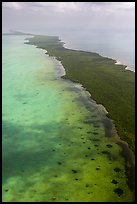 Aerial view of Biscayne Bay and Elliott Key. Biscayne National Park ( color)