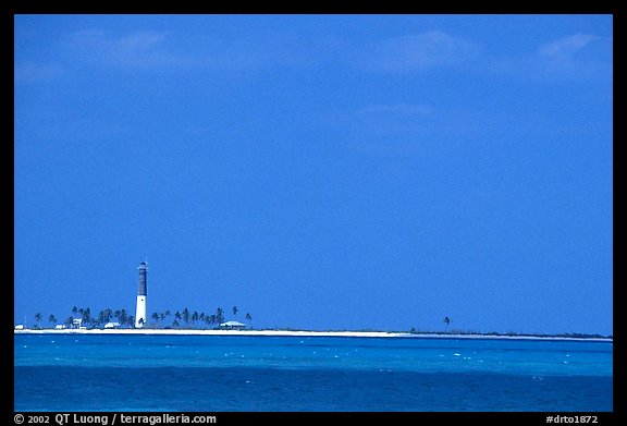 Loggerhead Key and lighthouse. Dry Tortugas National Park, Florida, USA.