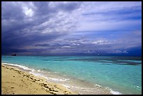 Beach and turquoise waters, Garden Key. Dry Tortugas National Park ( color)