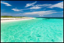 Clear turquoise waters and beach, Loggerhead Key. Dry Tortugas National Park ( color)