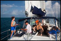 Sailing in the Gulf. Dry Tortugas National Park ( color)