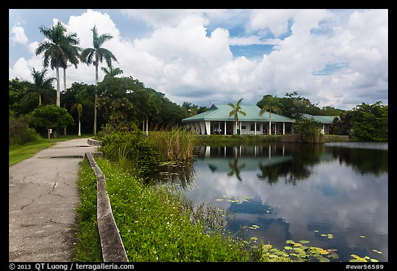 Anhinga Trail, Royal Palms Visitor Center. Everglades National Park (color)