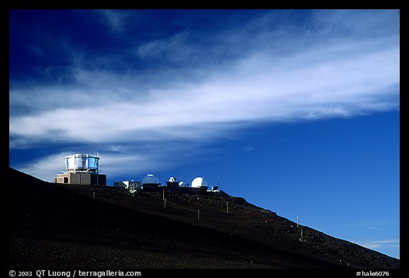 Observatory atop Red Hill. Haleakala National Park (color)