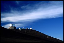 Observatory atop Red Hill. Haleakala National Park, Hawaii, USA. (color)