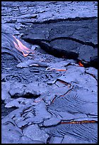 Lava flow. Hawaii Volcanoes National Park ( color)