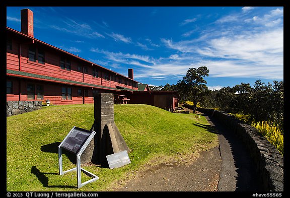 Volcano House. Hawaii Volcanoes National Park (color)
