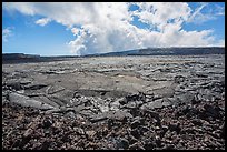 Mauna Loa Summit Crater from North Pit. Hawaii Volcanoes National Park ( color)