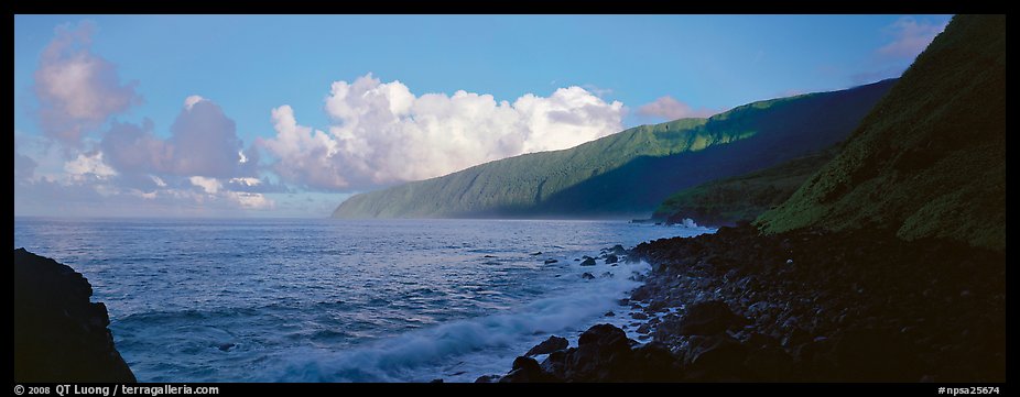 Coastline, Tau Island. National Park of American Samoa