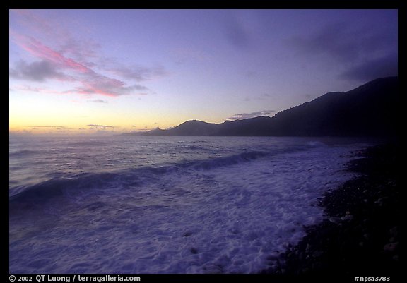 Vatia Bay at dawn, Tutuila Island. National Park of American Samoa (color)