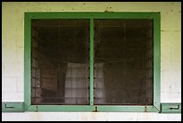 Ofu Ranger Station and Visitor Center window. National Park of American Samoa ( color)