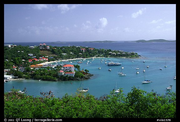 Cruz Bay. Saint John, US Virgin Islands (color)