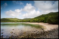 Little Lameshur beach. Virgin Islands National Park ( color)