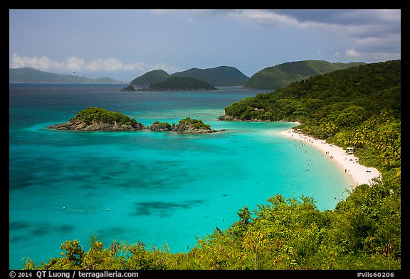 Trunk Bay. Virgin Islands National Park (color)
