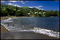 The beach of Hana. Maui, Hawaii, USA ( color)