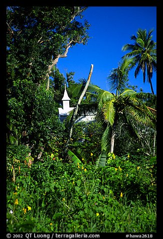 Church,  Kenaea Peninsula. Maui, Hawaii, USA