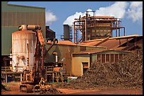 Sugar cane factory. Kauai island, Hawaii, USA (color)