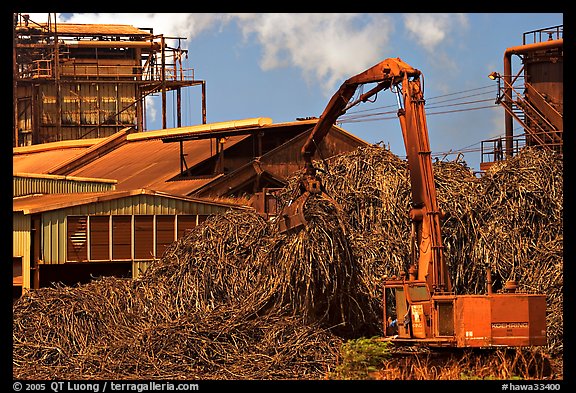 Sugar cane mill. Kauai island, Hawaii, USA