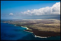Aerial view of Kona Coast. Big Island, Hawaii, USA ( color)