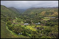 Kahakuloa valley. Maui, Hawaii, USA ( color)