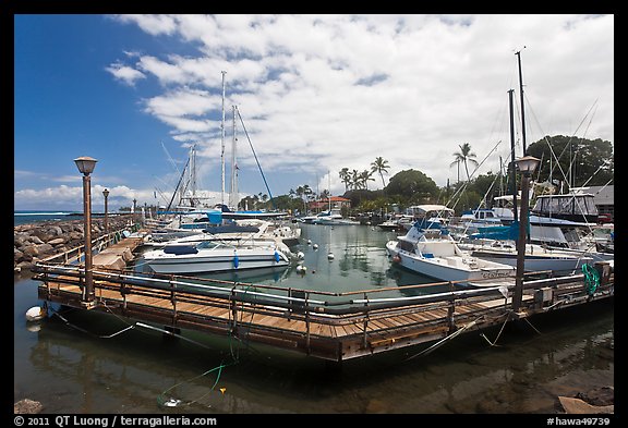 Lahaina harbor. Lahaina, Maui, Hawaii, USA