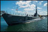 USS Bowfin submarine, Pearl Harbor. Oahu island, Hawaii, USA ( color)