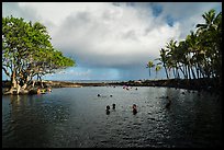 Pohoiki Hot Spring, Ahalanui County Beach Park. Big Island, Hawaii, USA ( color)