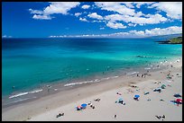 Aerial view of Hapuna Beach. Big Island, Hawaii, USA ( color)