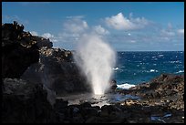 Blowhole at Nakalele Point. Maui, Hawaii, USA ( color)