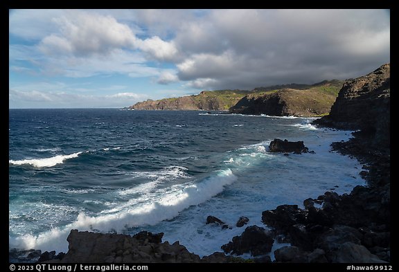 Coastline near Nakalele Point. Maui, Hawaii, USA (color)