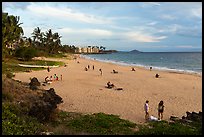 Kamahole Beach in late afternoon, Kihei. Maui, Hawaii, USA ( color)