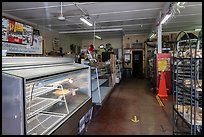 Sold out shelves, Komodo Bakery, Makawao. Maui, Hawaii, USA ( color)